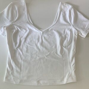 Lululemon Align T-Shirt Color White Size 4